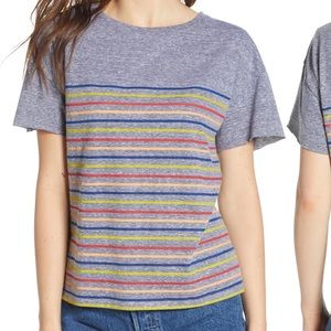 NORDSTROMS || placed stripe tee